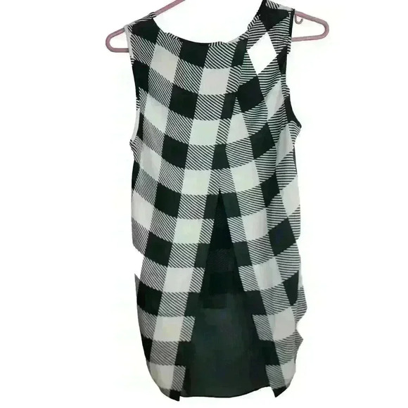 Rag & Bone Women's Forest Green and Ivory Harper Magnified Houndstooth Top XS - Picture 3 of 13